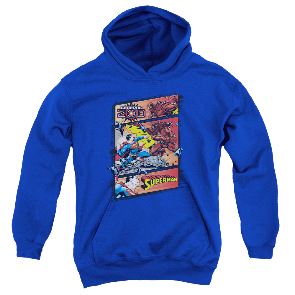 Superman Superman Vs Zod - Youth Hoodie Youth Hoodie (Ages 8-12) Superman