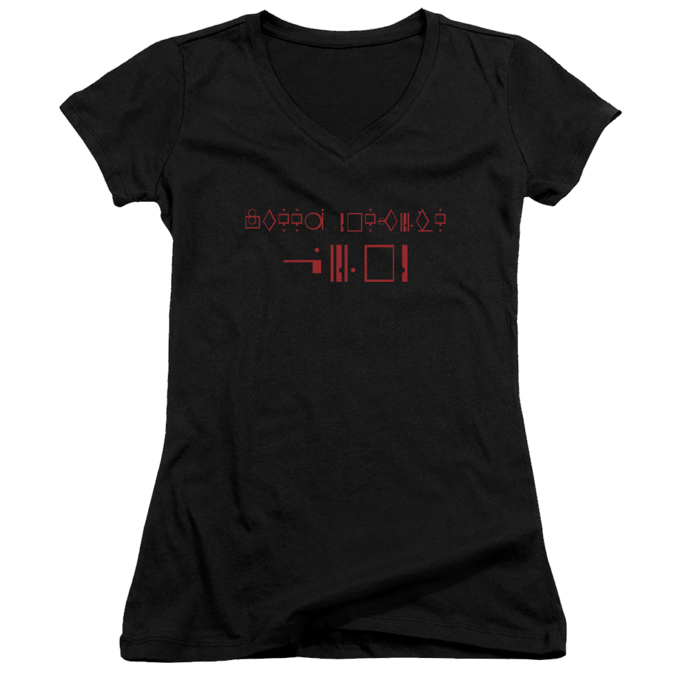 Superman Kneel Before Zod - Juniors V-Neck T-Shirt Juniors V-Neck T-Shirt Superman