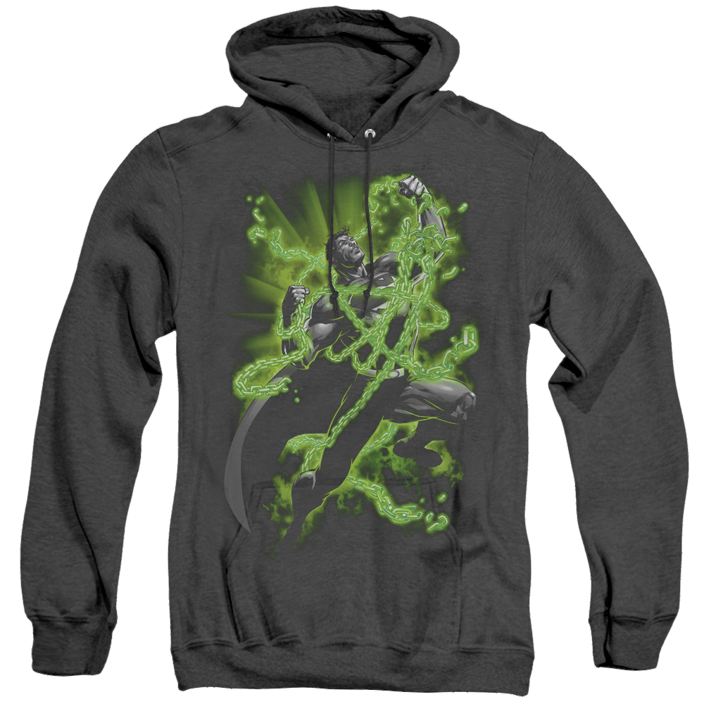Superman Kryptonite Chains - Heather Pullover Hoodie Heather Pullover Hoodie Superman
