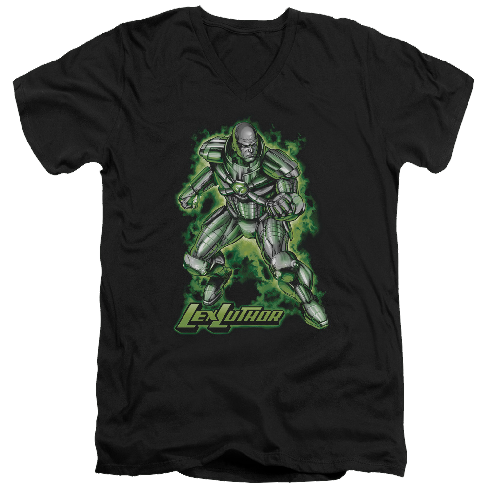 Superman Kryptonite Powered - Men's V-Neck T-Shirt Men's V-Neck T-Shirt Superman