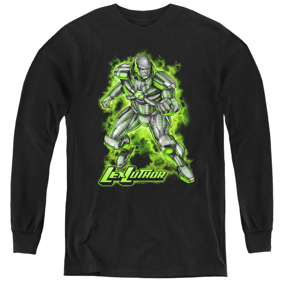 Superman Kryptonite Powered - Youth Long Sleeve T-Shirt Youth Long Sleeve T-Shirt Superman