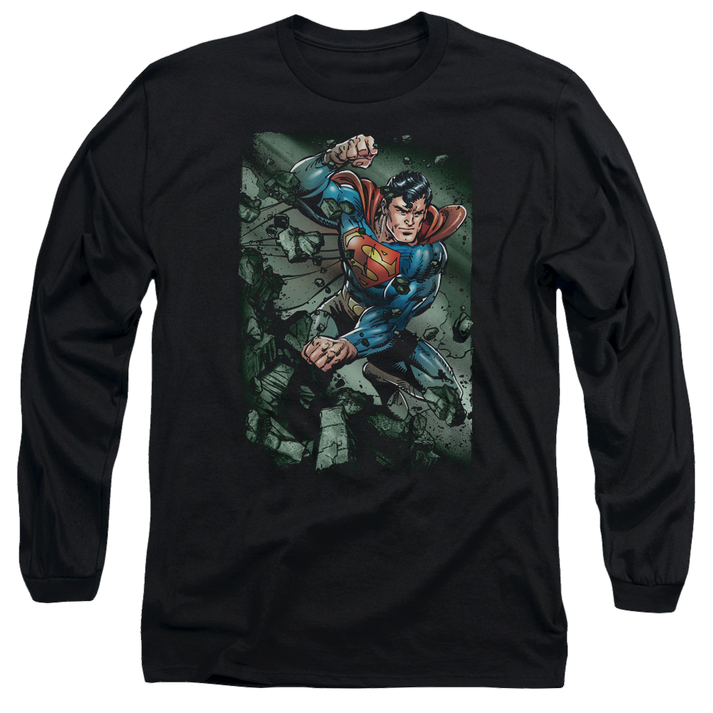 Superman Indestructible - Men's Long Sleeve T-Shirt Men's Long Sleeve T-Shirt Superman