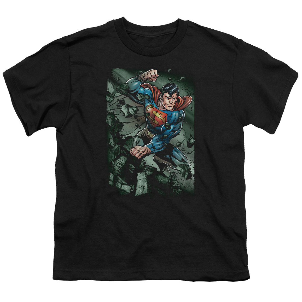Superman Indestructible - Youth T-Shirt Youth T-Shirt (Ages 8-12) Superman