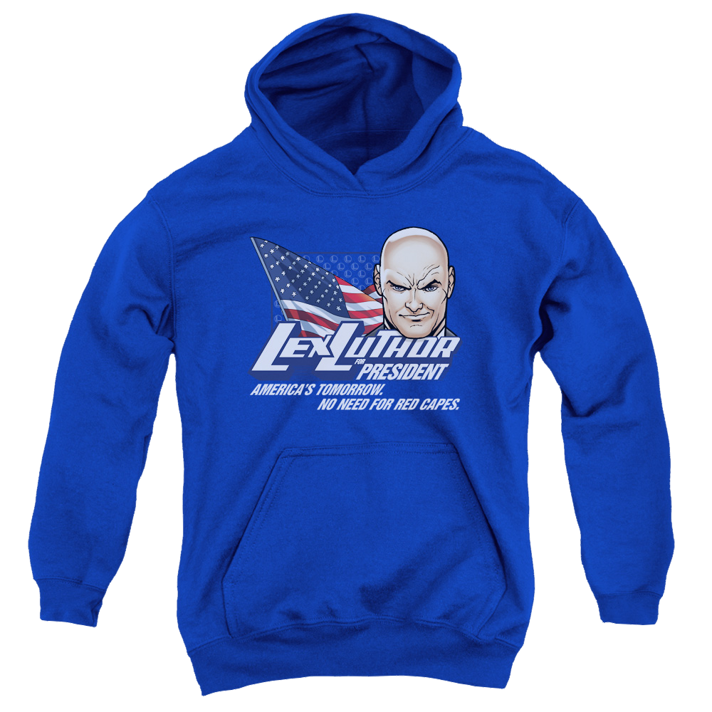 Superman Lex For President - Youth Hoodie Youth Hoodie (Ages 8-12) Superman
