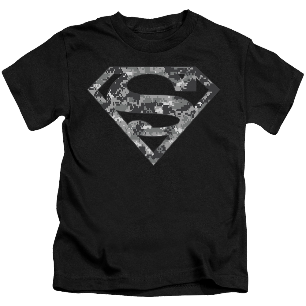 Superman Urban Camo Shield - Kid's T-Shirt Kid's T-Shirt (Ages 4-7) Superman