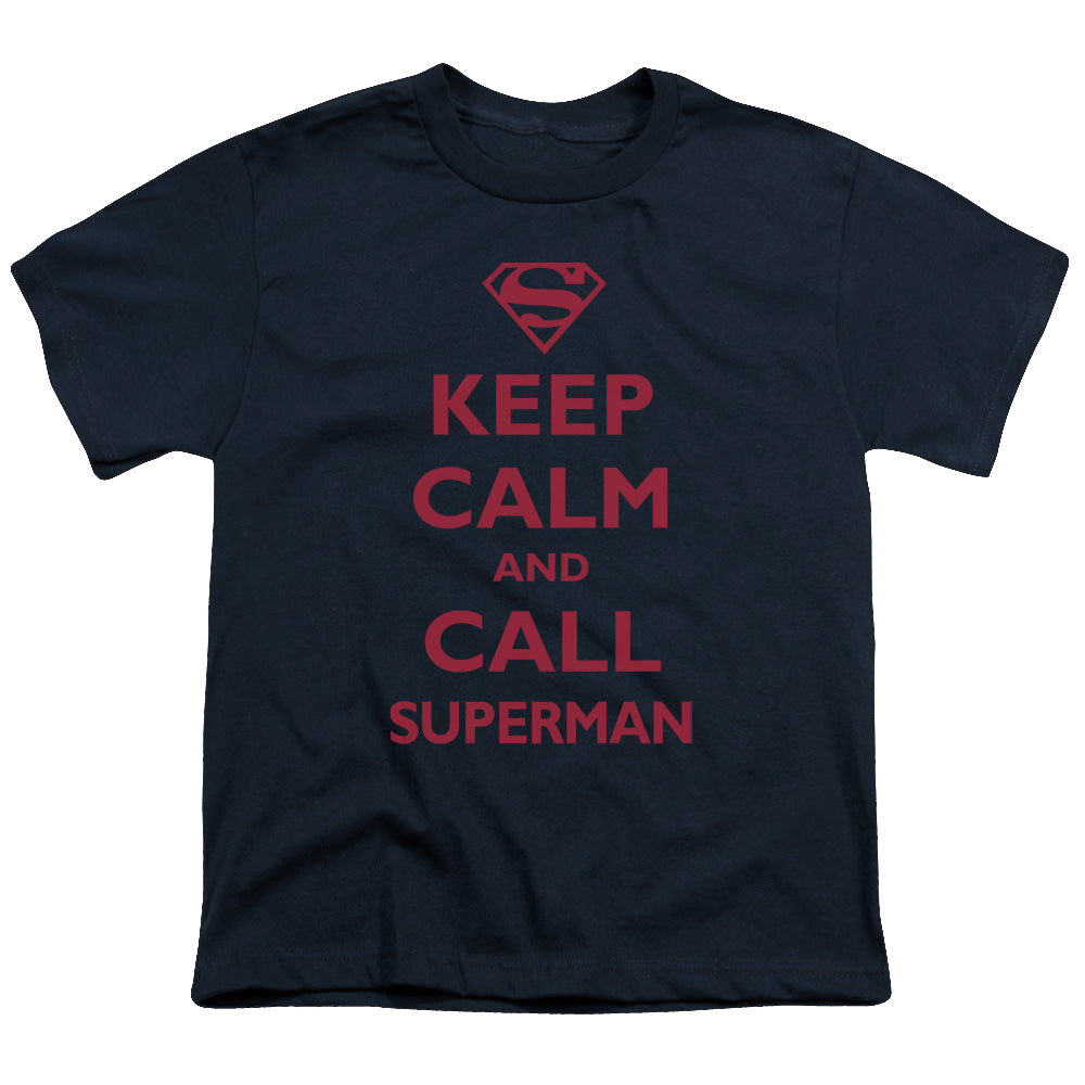 Superman Call Superman - Youth T-Shirt Youth T-Shirt (Ages 8-12) Superman