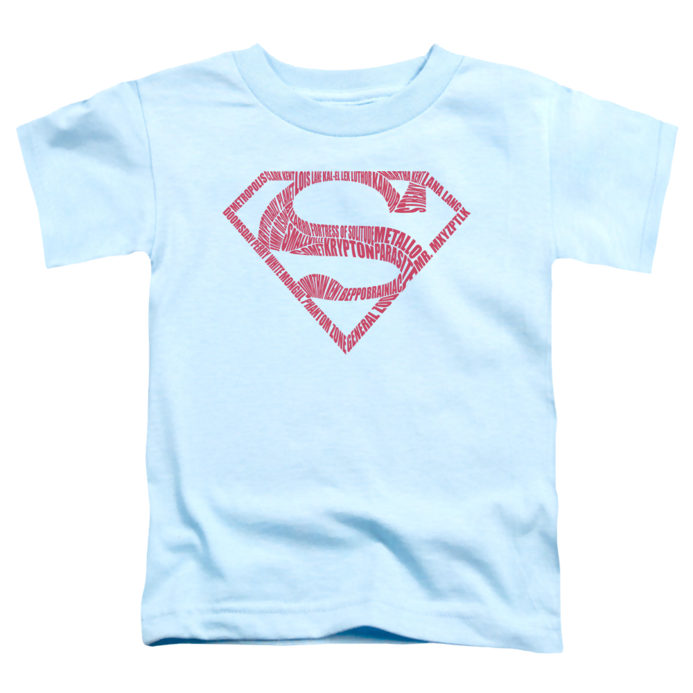 Superman Word Shield - Toddler T-Shirt Toddler T-Shirt Superman