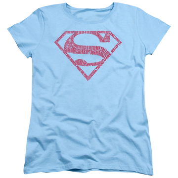 Superman Word Shield Women's T-Shirt Women's T-Shirt Superman