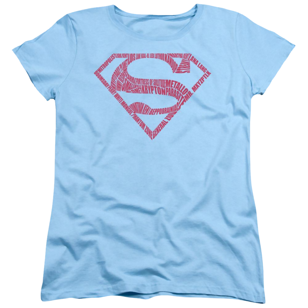 Superman Word Shield Women's T-Shirt Women's T-Shirt Superman