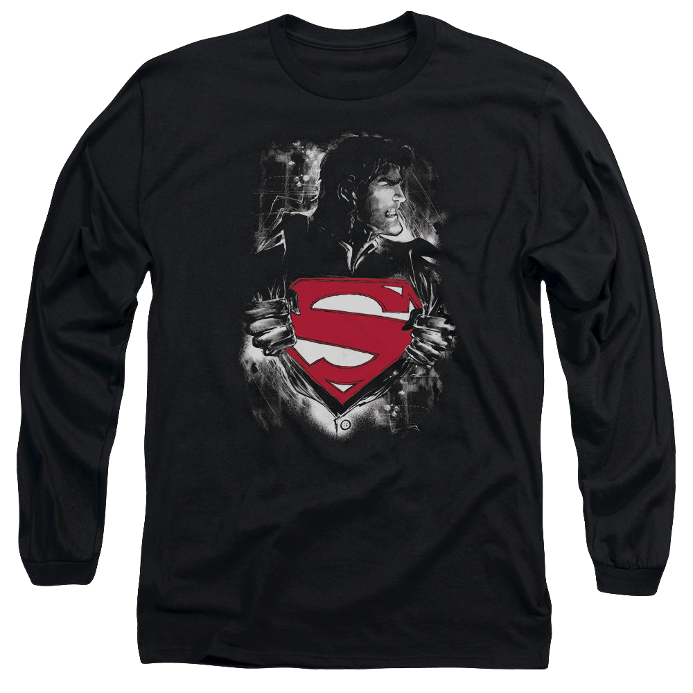 Superman Darkest Hour - Men's Long Sleeve T-Shirt Men's Long Sleeve T-Shirt Superman