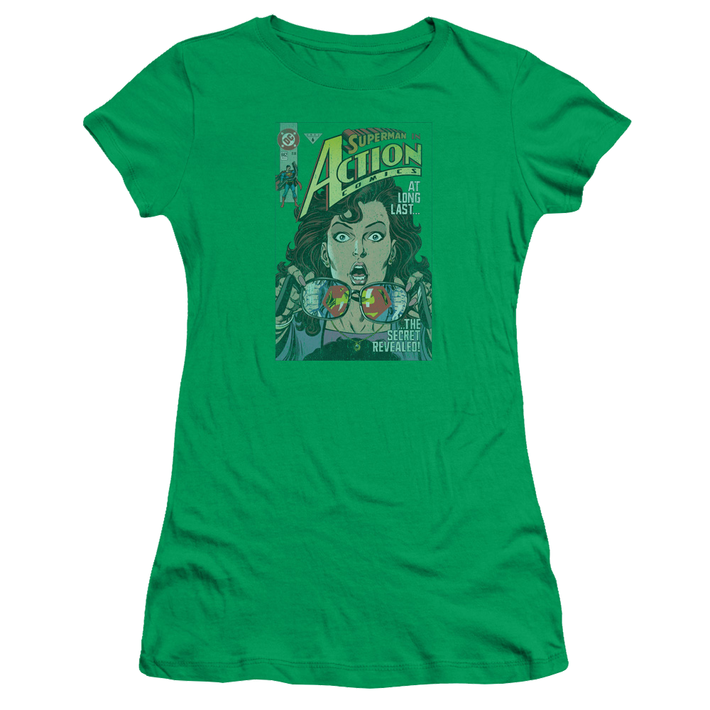 Superman Secret Revealed - Juniors T-Shirt Juniors T-Shirt Superman