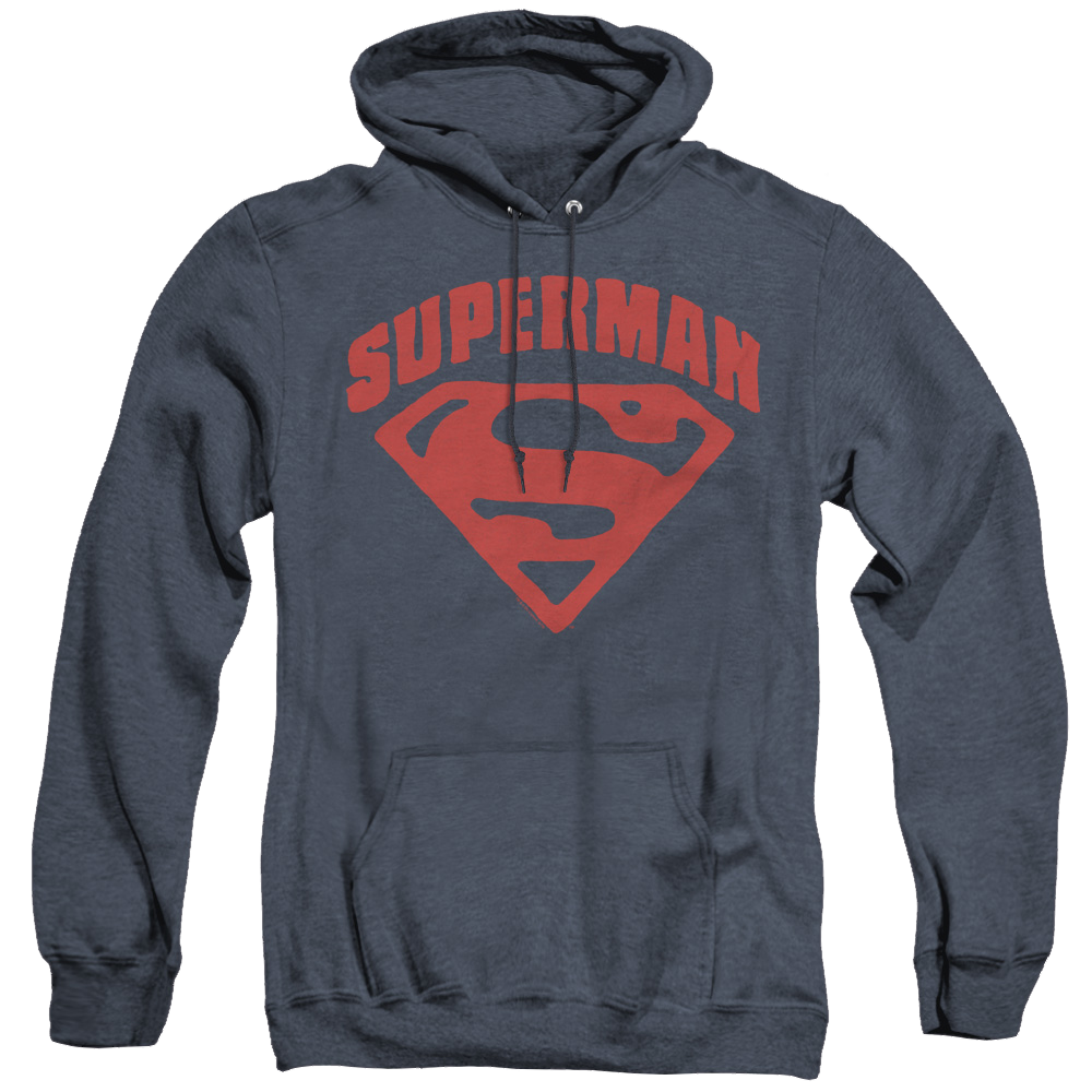 Superman Super Shield - Heather Pullover Hoodie Heather Pullover Hoodie Superman