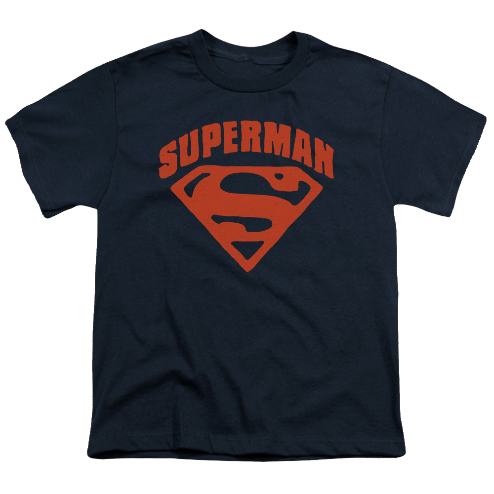 Superman Super Shield - Youth T-Shirt Youth T-Shirt (Ages 8-12) Superman