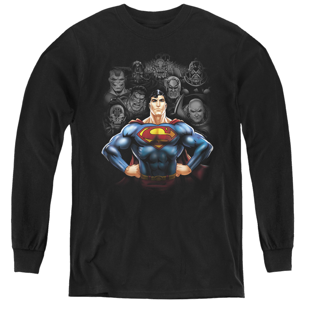 Superman Villains - Youth Long Sleeve T-Shirt Youth Long Sleeve T-Shirt Superman