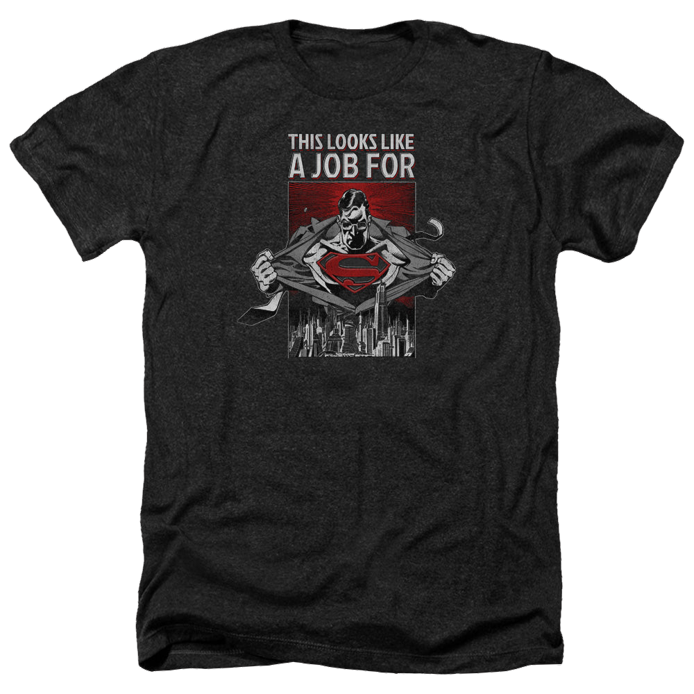 Superman Watchful Eye - Men's Heather T-Shirt Men's Heather T-Shirt Superman
