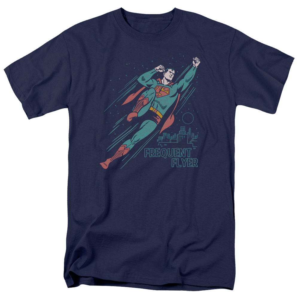 Superman Frequent Flyer - Men's Regular Fit T-Shirt Men's Regular Fit T-Shirt Superman