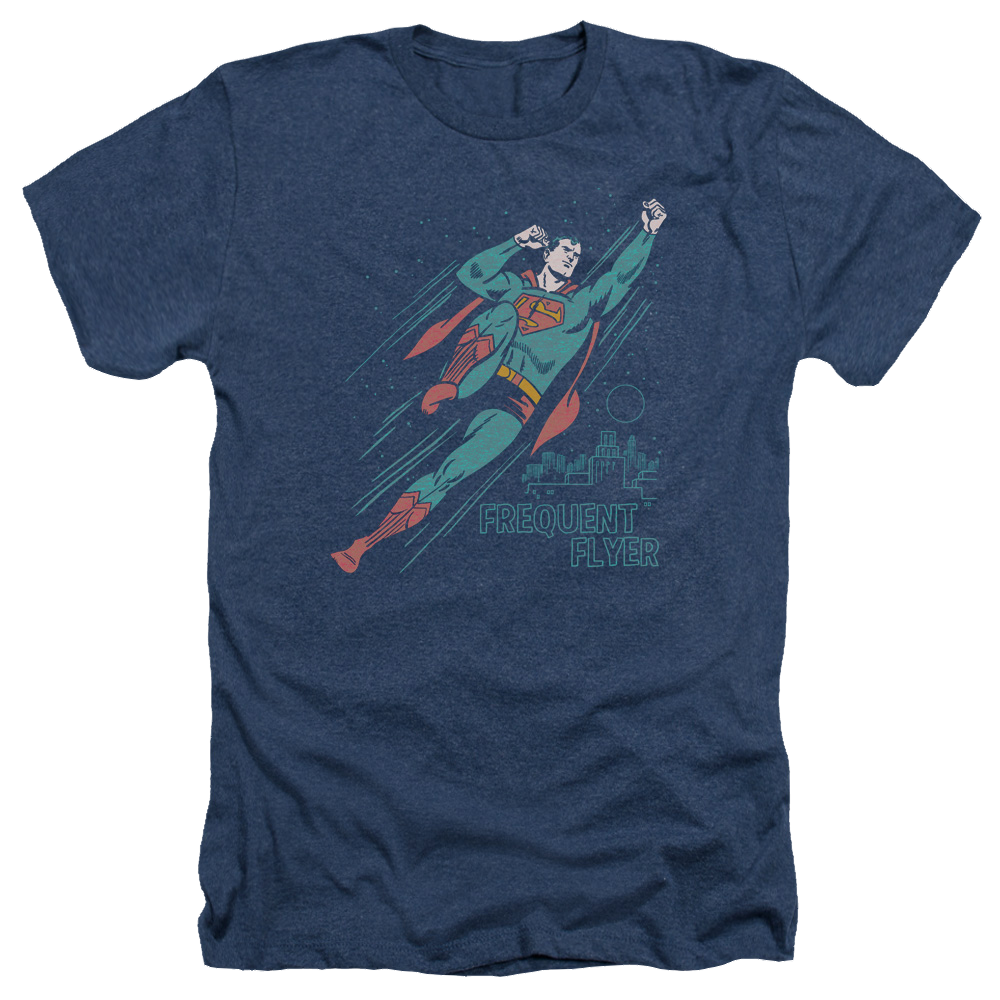 Superman Frequent Flyer - Men's Heather T-Shirt Men's Heather T-Shirt Superman