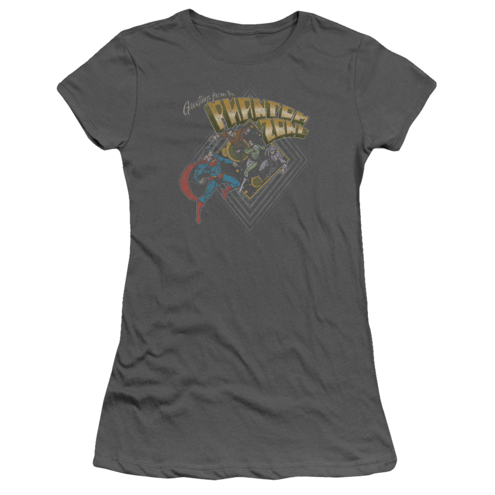 Superman Zod Greetings - Juniors T-Shirt Juniors T-Shirt Superman