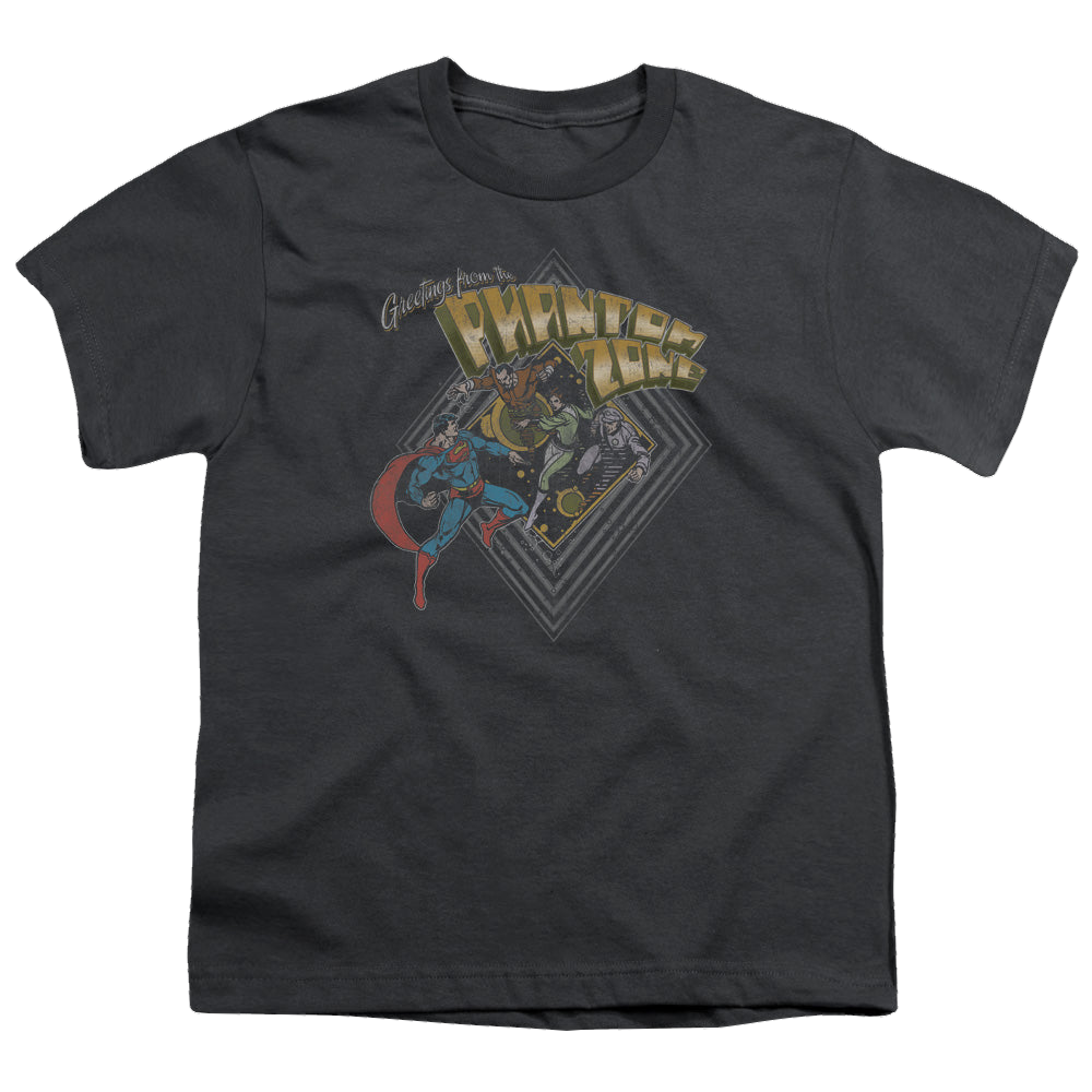 Superman Zod Greetings - Youth T-Shirt Youth T-Shirt (Ages 8-12) Superman