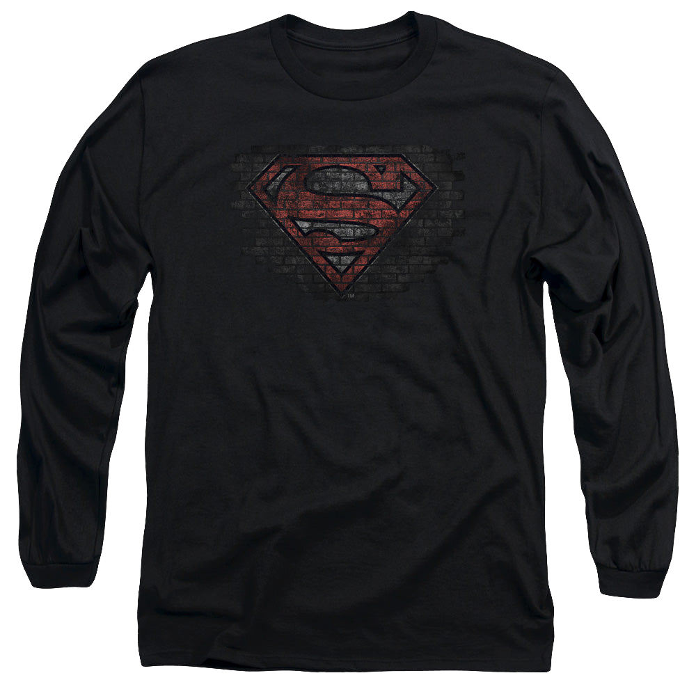 Superman Brick S - Men's Long Sleeve T-Shirt Men's Long Sleeve T-Shirt Superman