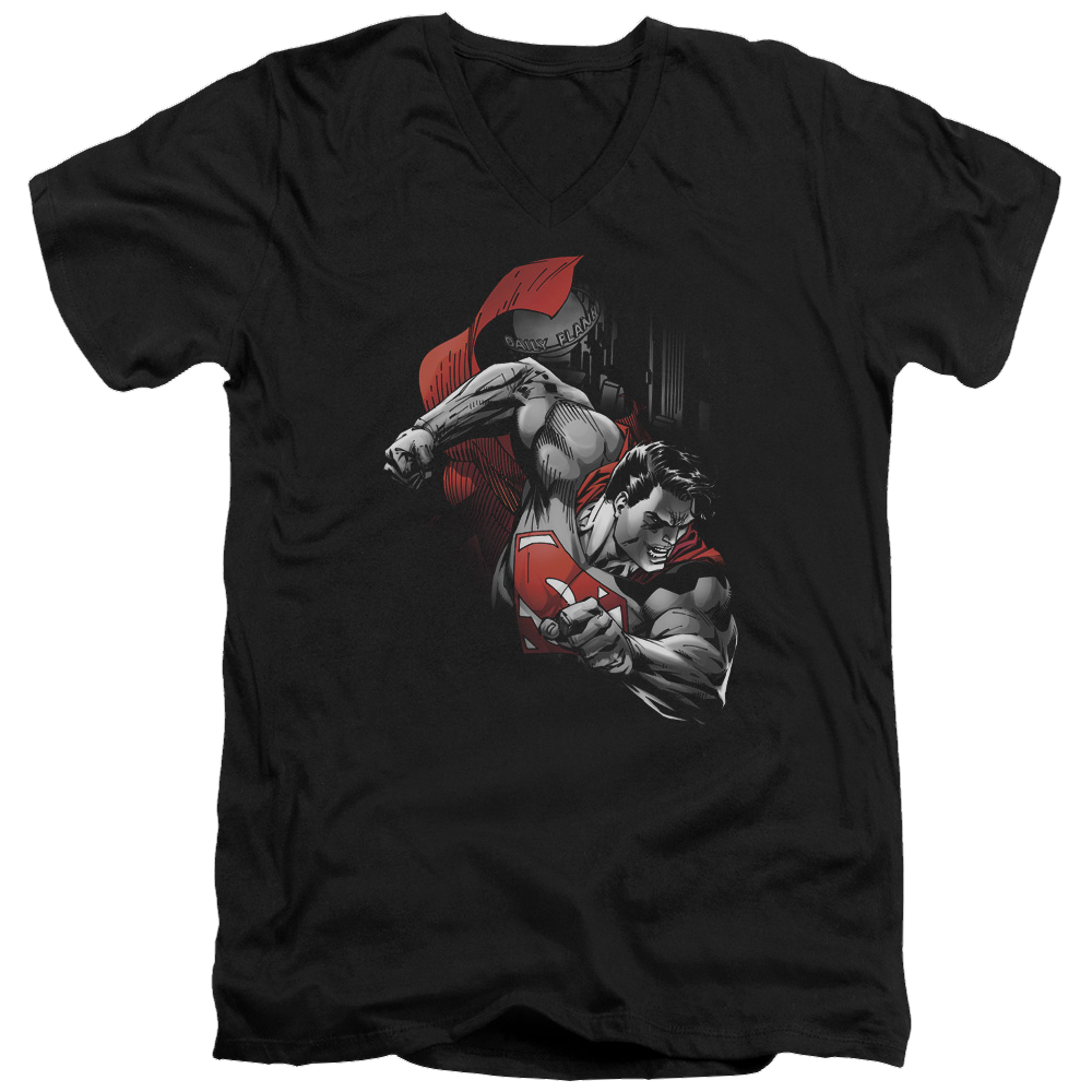 Superman My City - Men's V-Neck T-Shirt Men's V-Neck T-Shirt Superman