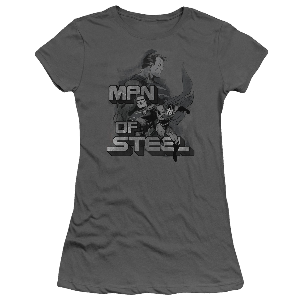 Superman Steel Poses - Juniors T-Shirt Juniors T-Shirt Superman