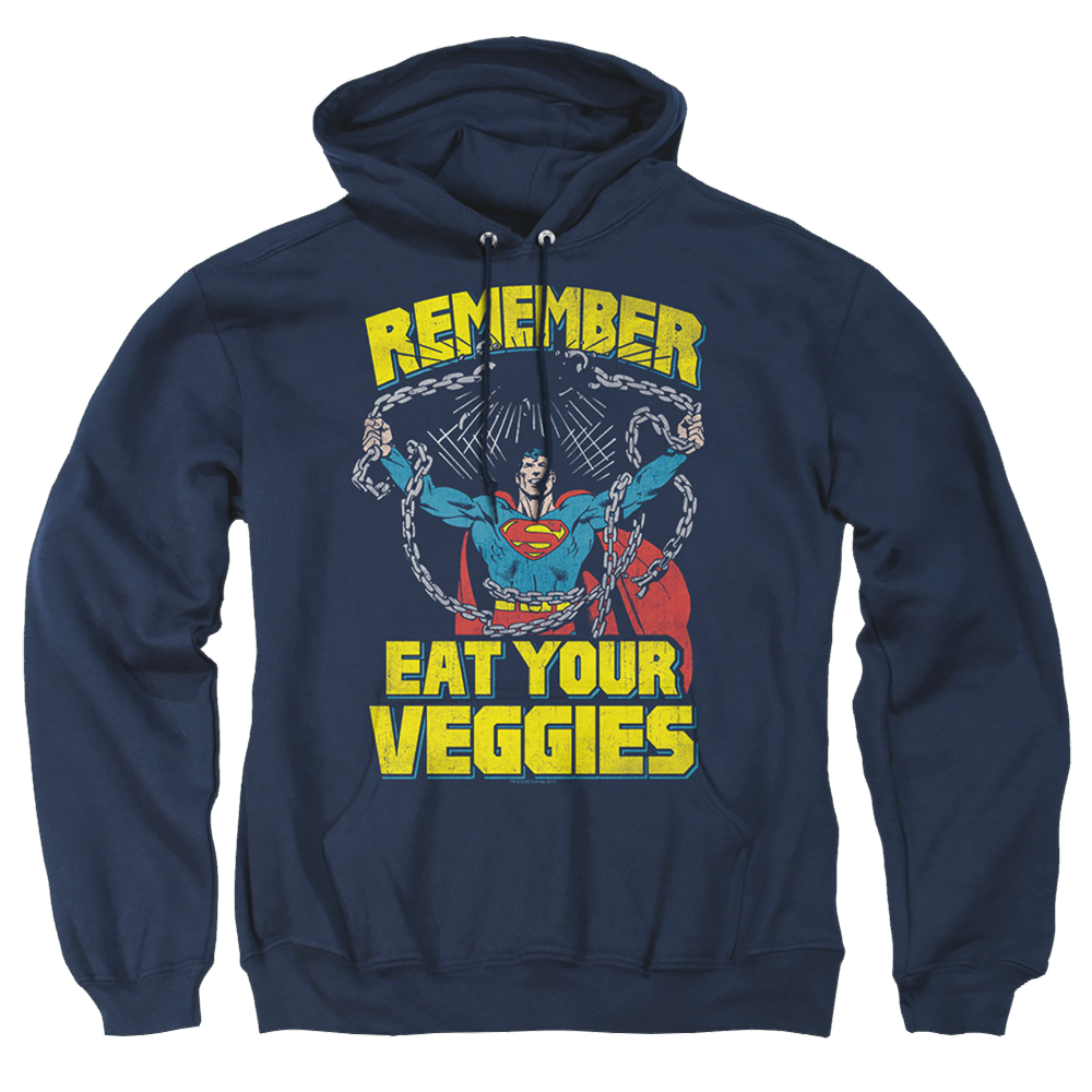 Superman Veggie Power - Pullover Hoodie Pullover Hoodie Superman