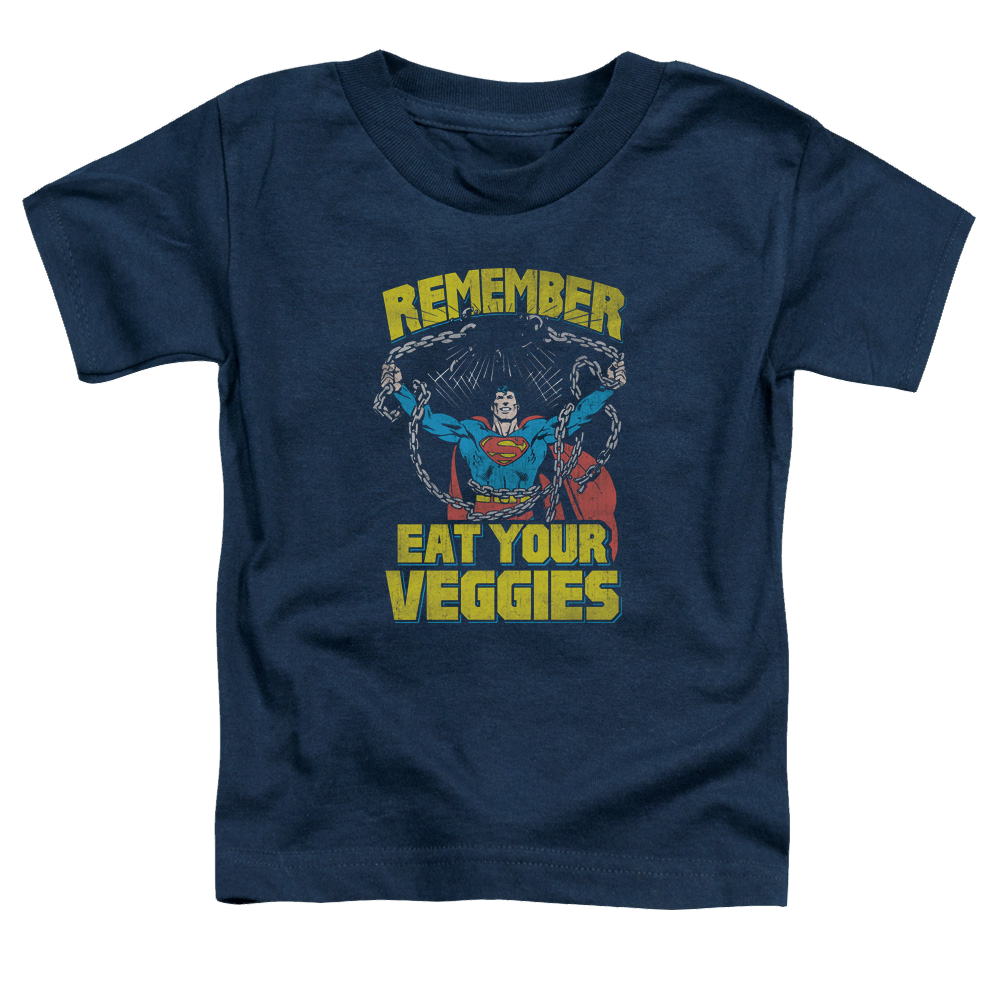 Superman Veggie Power - Toddler T-Shirt Toddler T-Shirt Superman