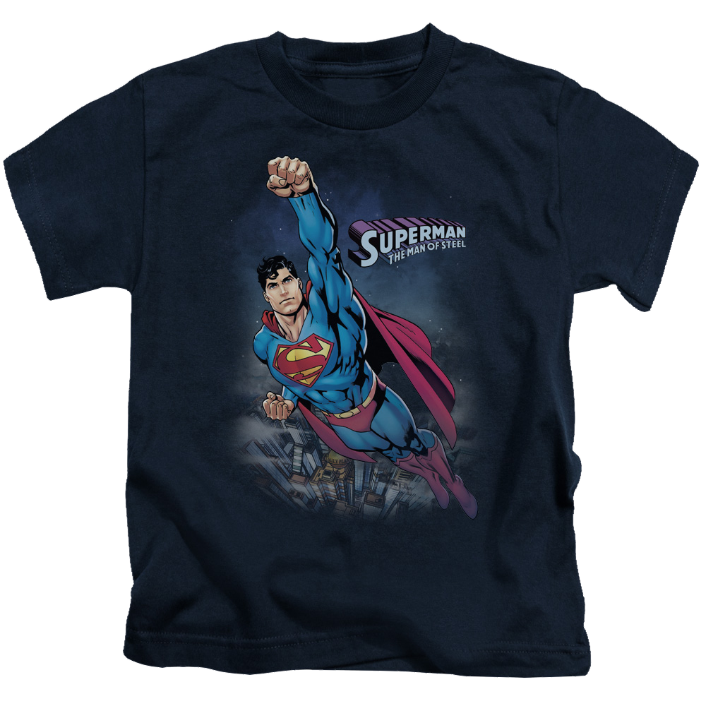 Superman Twilight Flight - Kid's T-Shirt Kid's T-Shirt (Ages 4-7) Superman