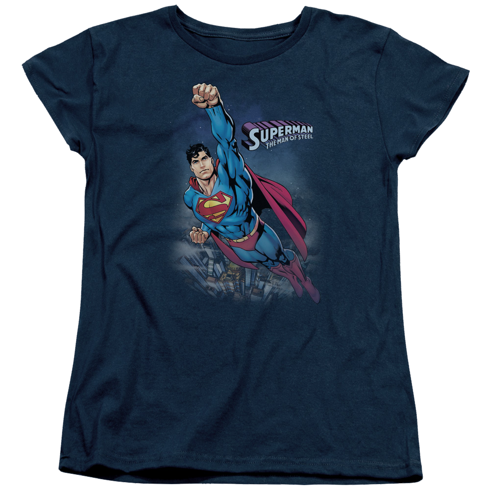 Superman Twilight Flight - Women's T-Shirt Women's T-Shirt Superman
