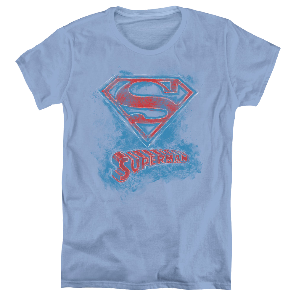 Superman Its Sketchy - Women's T-Shirt Women's T-Shirt Superman