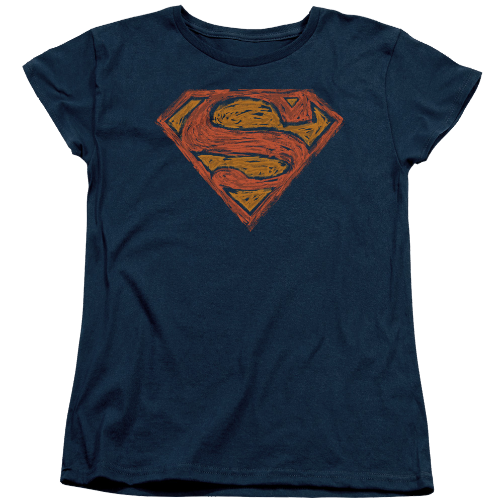 Superman Messy S - Women's T-Shirt Women's T-Shirt Superman