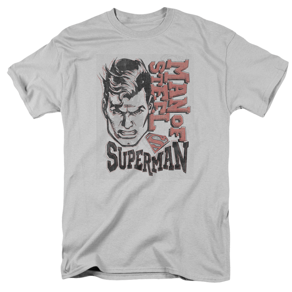 Superman Retro Lines - Men's Regular Fit T-Shirt Men's Regular Fit T-Shirt Superman
