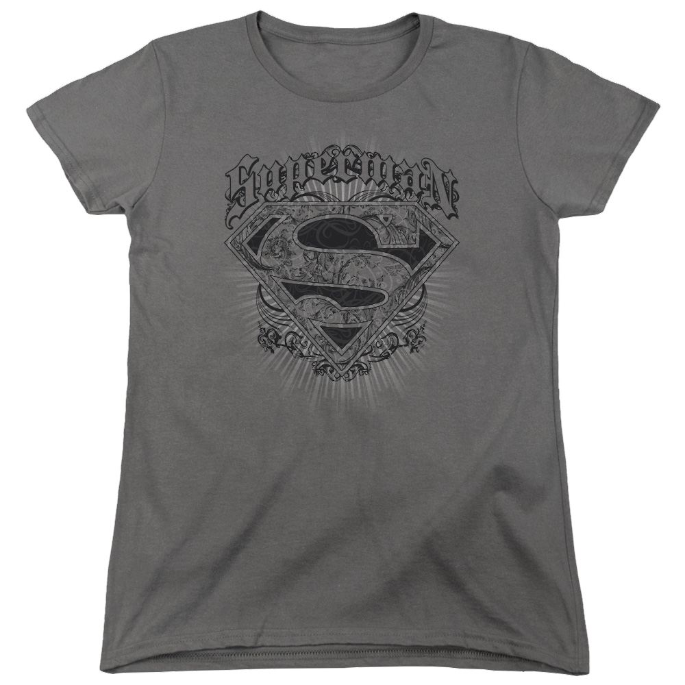 Superman Scrolling Shield - Women's T-Shirt Women's T-Shirt Superman