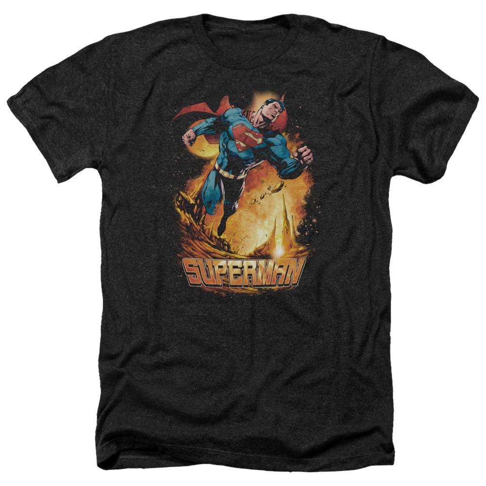 Superman Space Case - Men's Heather T-Shirt Men's Heather T-Shirt Superman