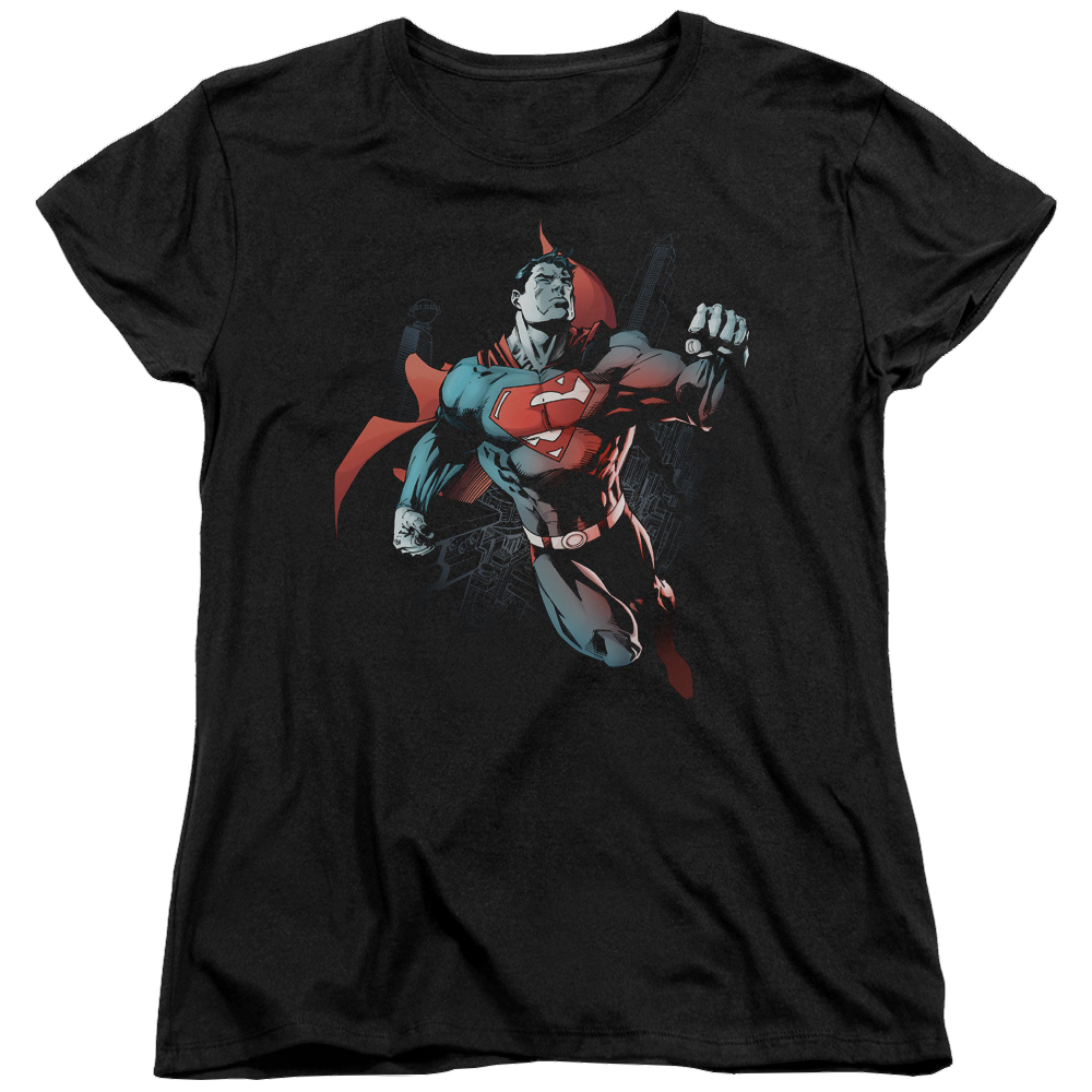 Superman Up In The Sky - Women's T-Shirt Women's T-Shirt Superman