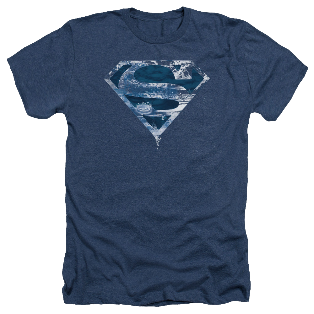 Superman Water Shield - Men's Heather T-Shirt Men's Heather T-Shirt Superman