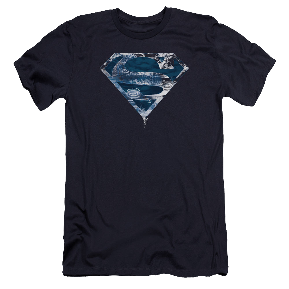 Superman Water Shield - Men's Premium Slim Fit T-Shirt Men's Premium Slim Fit T-Shirt Superman