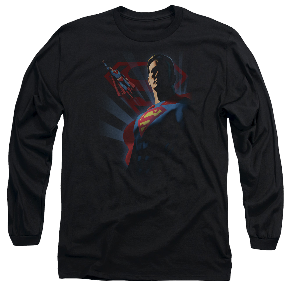 Superman Super Deco - Men's Long Sleeve T-Shirt Men's Long Sleeve T-Shirt Superman