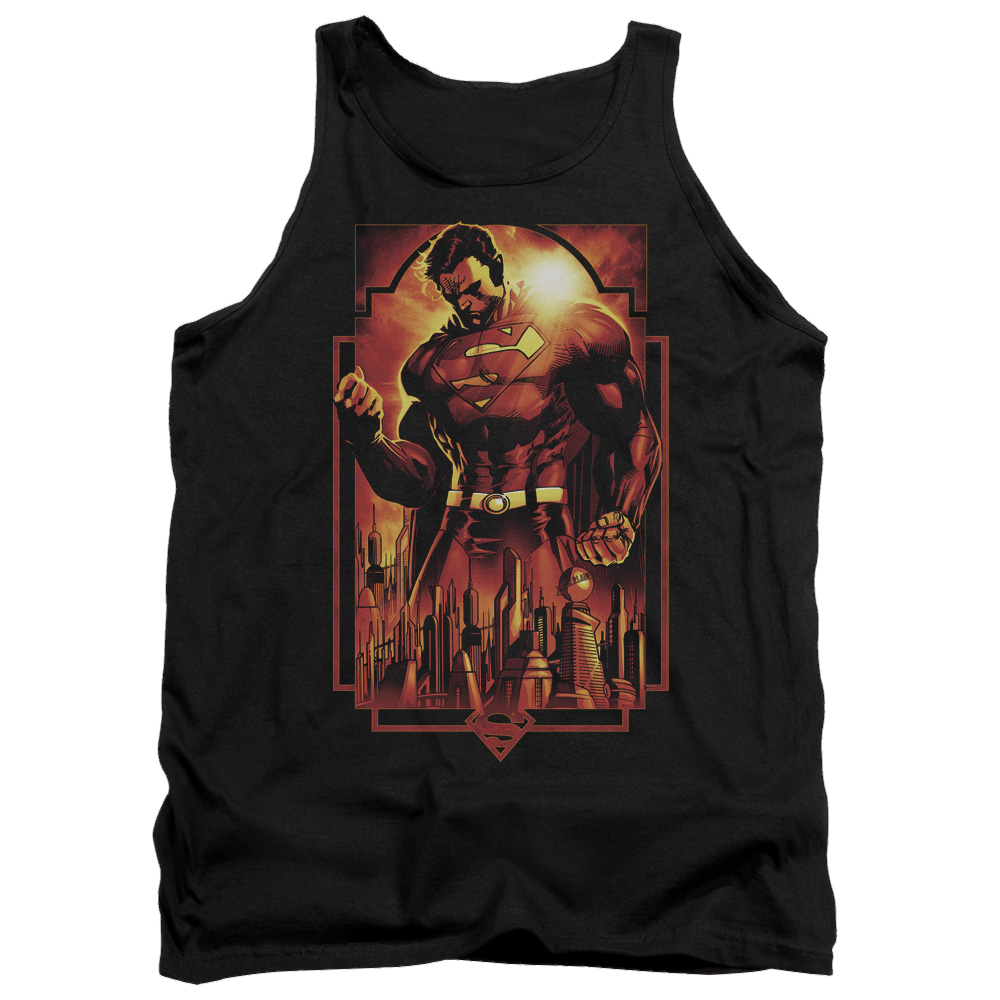 Superman Metropolis Deco - Men's Tank Top Men's Tank Superman