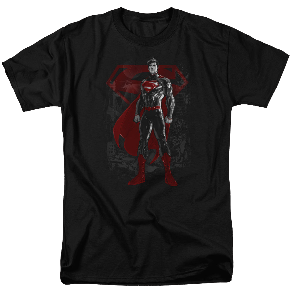 Superman Aftermath - Men's Regular Fit T-Shirt Men's Regular Fit T-Shirt Superman