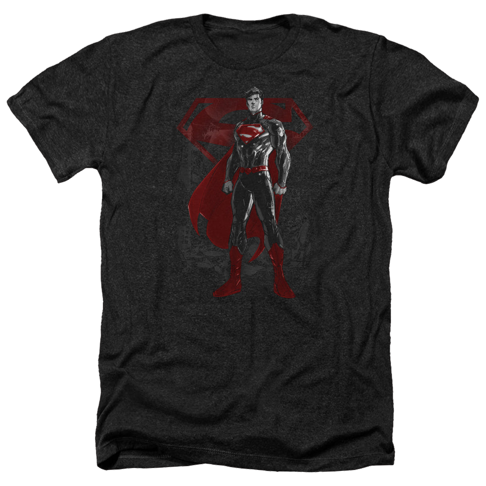 Superman Aftermath - Men's Heather T-Shirt Men's Heather T-Shirt Superman