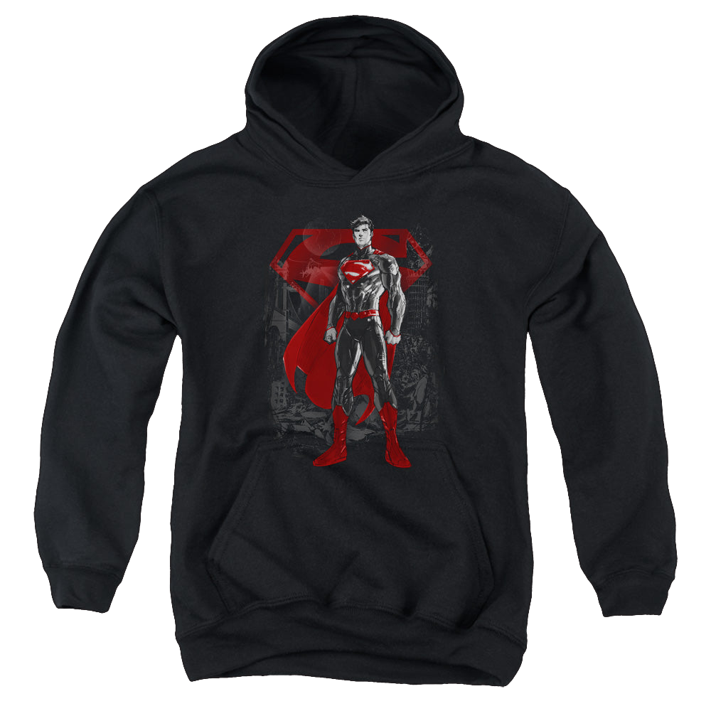 Superman Aftermath - Youth Hoodie Youth Hoodie (Ages 8-12) Superman