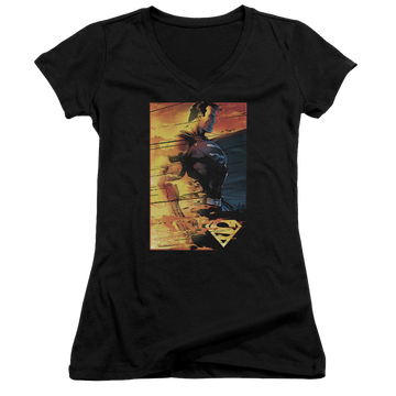 Superman Fireproof - Juniors V-Neck T-Shirt Juniors V-Neck T-Shirt Superman