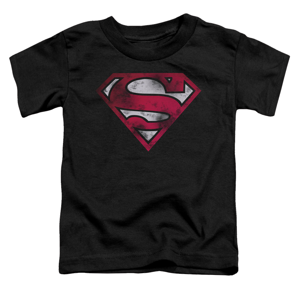 Superman War Torn Shield - Toddler T-Shirt Toddler T-Shirt Superman
