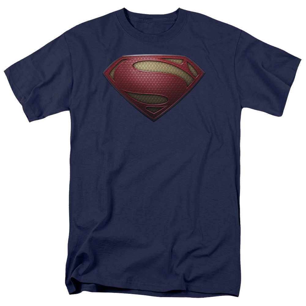 Superman Man of Steel Mos Shield - Men's Regular Fit T-Shirt Men's Regular Fit T-Shirt Superman