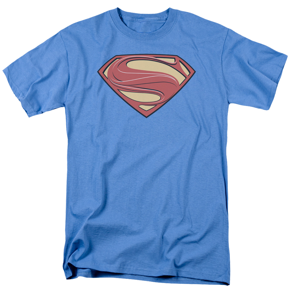 Superman Man of Steel New Solid Shield - Men's Regular Fit T-Shirt Men's Regular Fit T-Shirt Superman