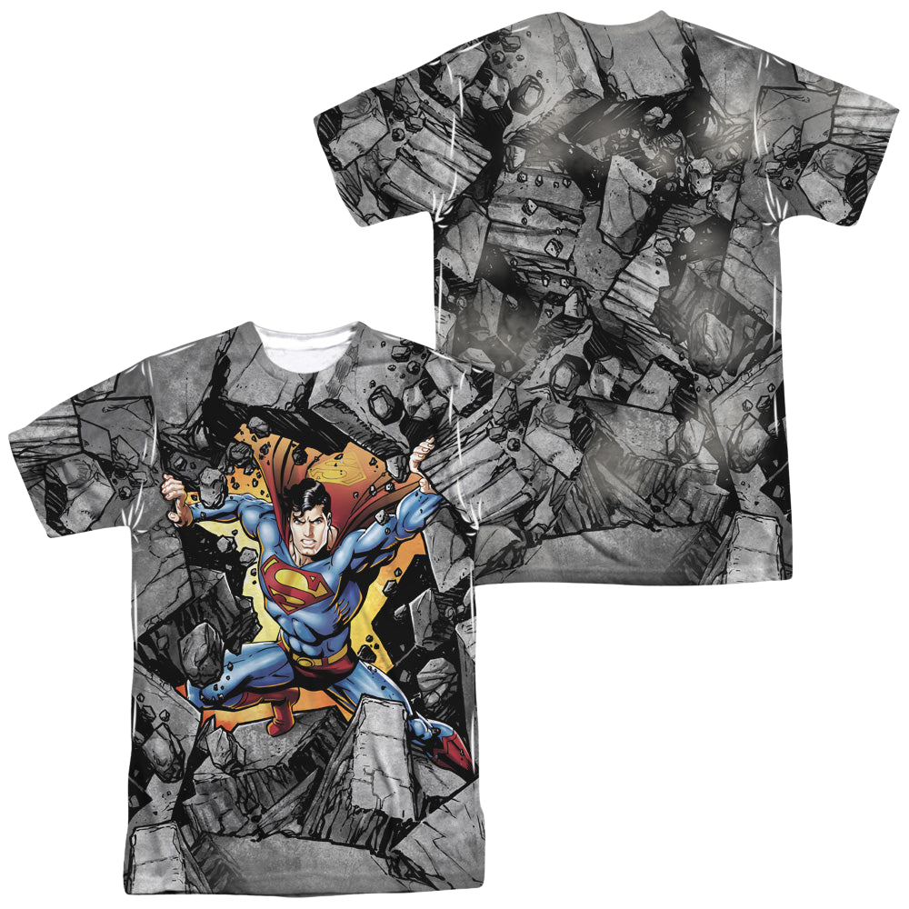 Superman Break On Through - Men's All-Over Print T-Shirt Men's All-Over Print T-Shirt Superman