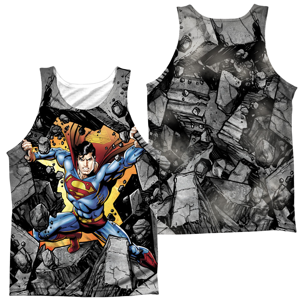 Superman Break On Through - Men's All Over Print Tank Top Men's All Over Print Tank Superman
