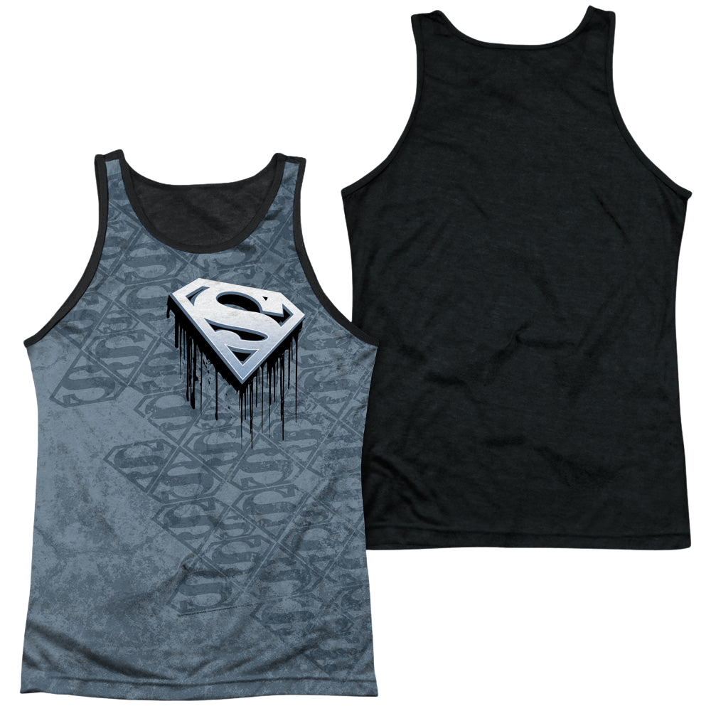 Superman Drip And Repeat - Men's Black Back Tank Top Men's Black Back Tank Superman